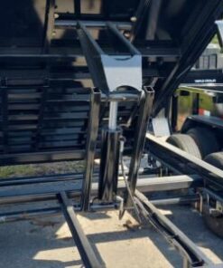 14 Foot Big Tex Heavy Duty Low Profile with Spreader Gate Black Dump Trailer (14LP-14BK6-P3)