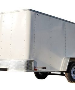 Small White Enclosed Trailer