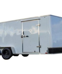 Big White Enclosed Trailer